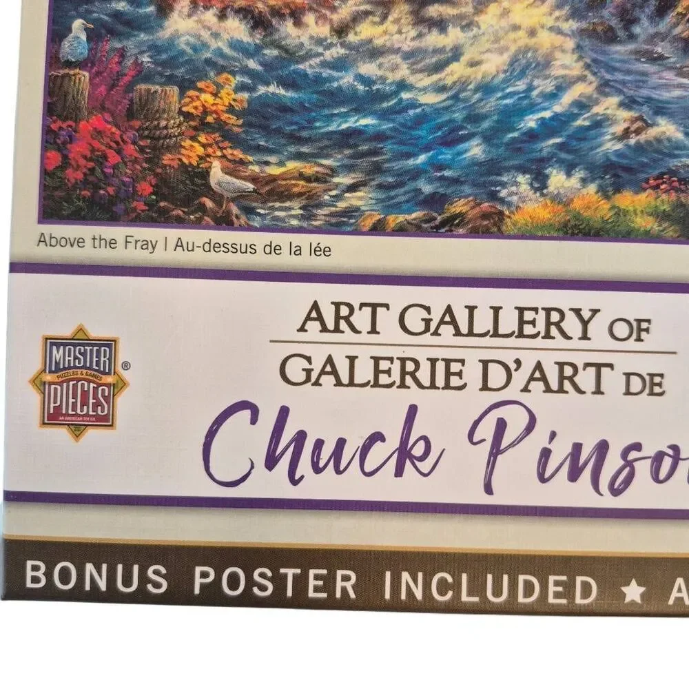 Masterpieces New Linen Chuck Pinson 1000 Pc Jigsaw Puzzles ABOVE THE FRAY